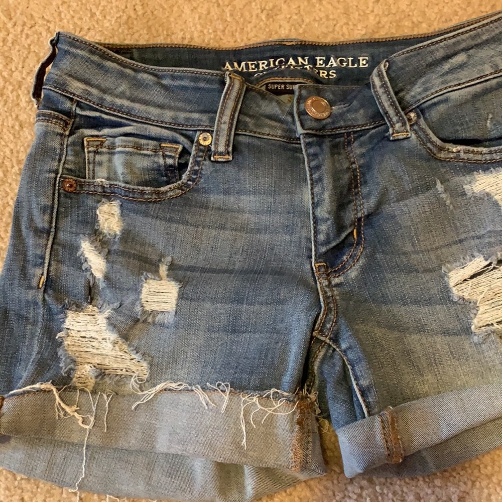 American Eagle Jean Shorts Super Super Stretch‎ 4